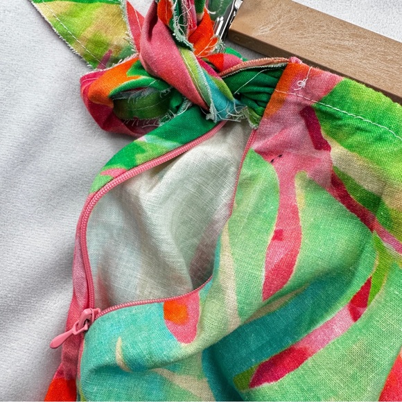 Show Me Your MuMu Vibrant Leaf Print Mini Skirt - Picture 7 of 10